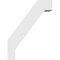 Ekena Millwork 3-in. W x 12-in. D x 16-in. H Burlington Architectural Grade PVC Knee Brace BRCP03X12X16BUR - alternate 3